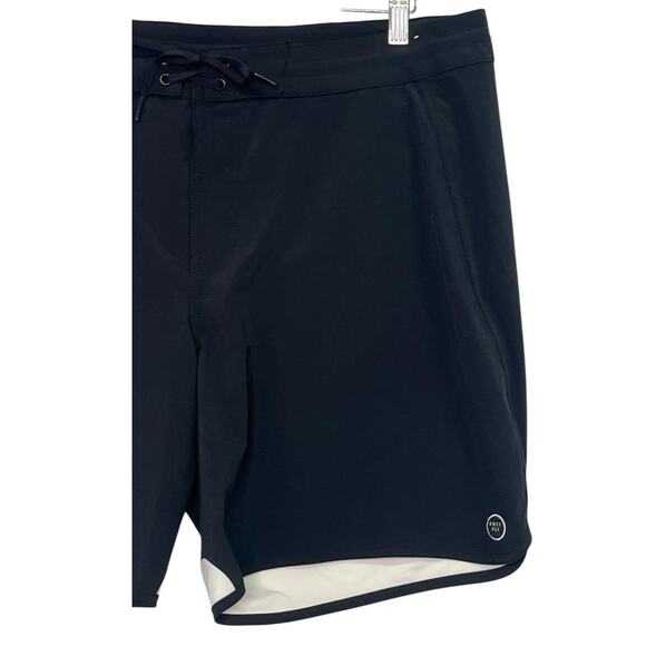Free Fly Boardshorts Mens 36 Black Comfort On Ms Dawn Patrol Quick Dry Outdoor - Picture 8 of 15
